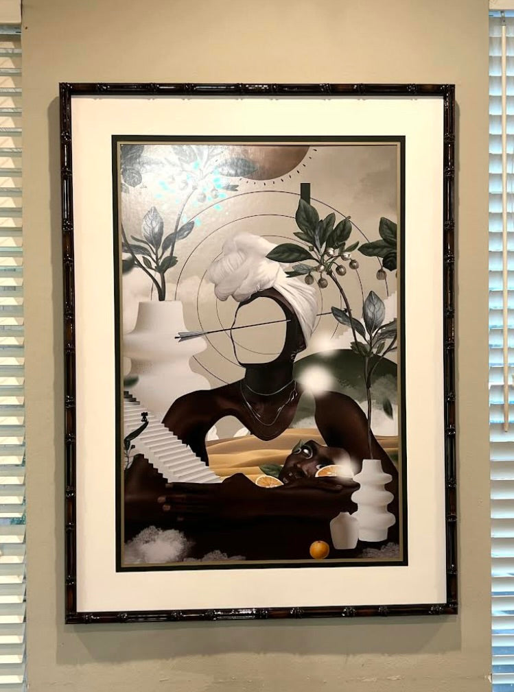 Quiet corners for framed work